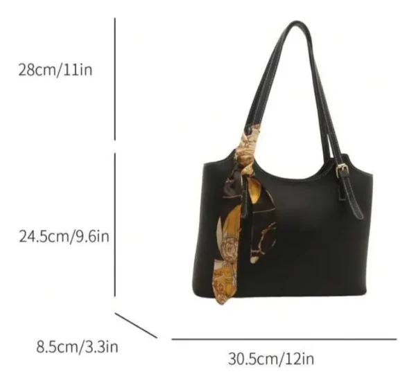 Cartera eco cuero marrón integral impermeable