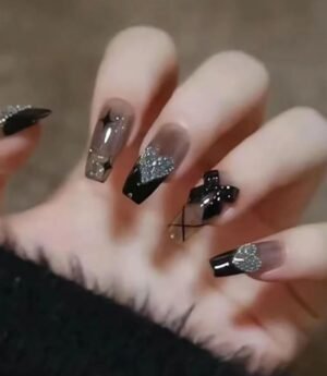 Press On Nails 24 U Degradado Lazo