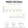 Press On Nails 24 U Degradado Lazo
