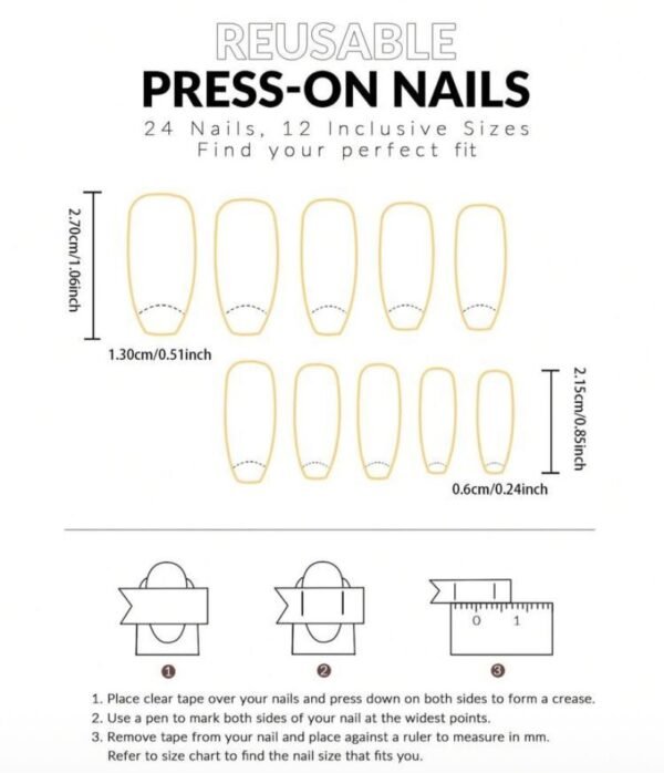 Press on Nails 24 Un Jardín Primaveral