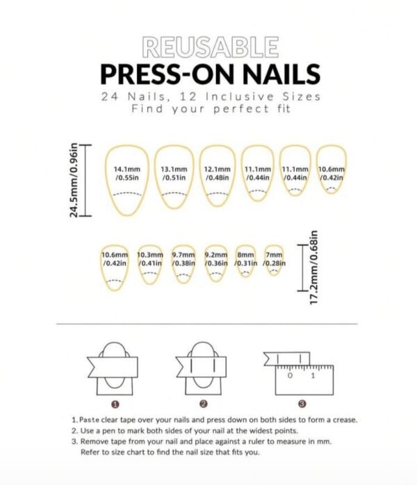 Press on Nails 24 Un Estilo Lavanda