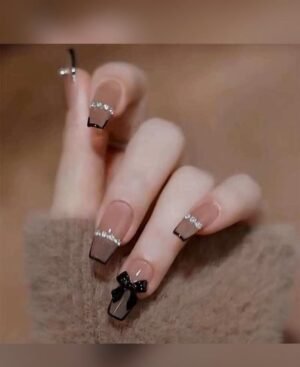 Press On Nails 24 Un Degradado Almendra