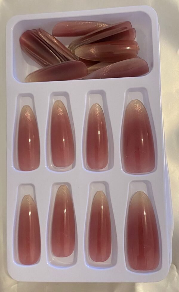 Press On Nails 24 Un Bordo Largas