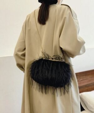 Minicartera de noche elegante con strass