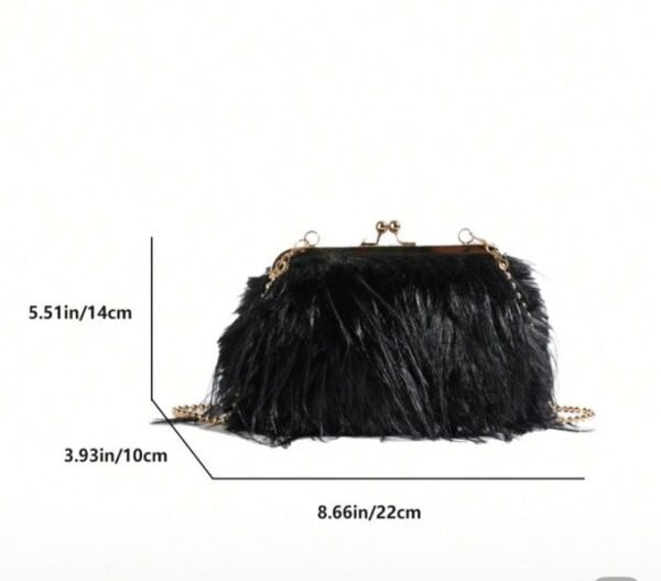 Minicartera de noche elegante con strass