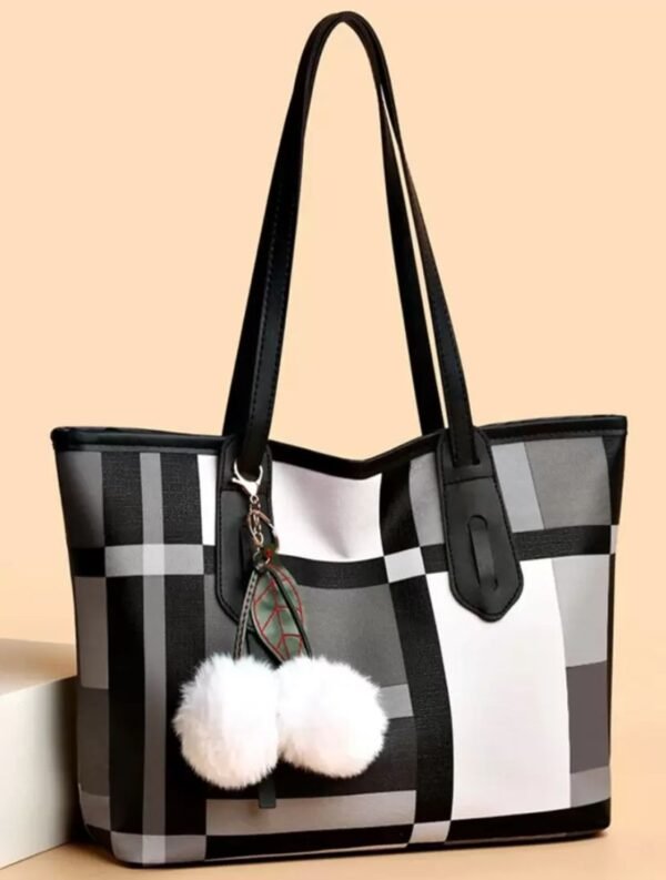 Carteras a cuadros multicolor impermeable