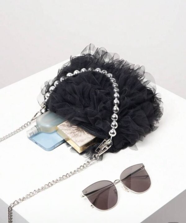 Mini Bolso Peluche Noir