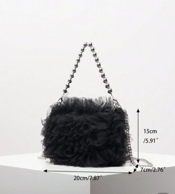 Mini Bolso Peluche Noir