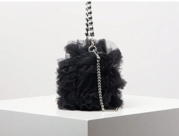 Mini Bolso Peluche Noir