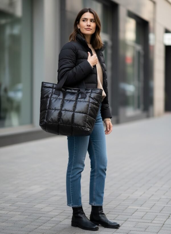 Bolso Tote Acolchado Soft Chic