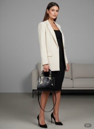 Cartera eco cuero mini cocodrilo