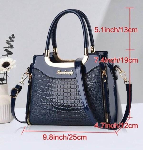 Cartera Piel cocodrilo elegante