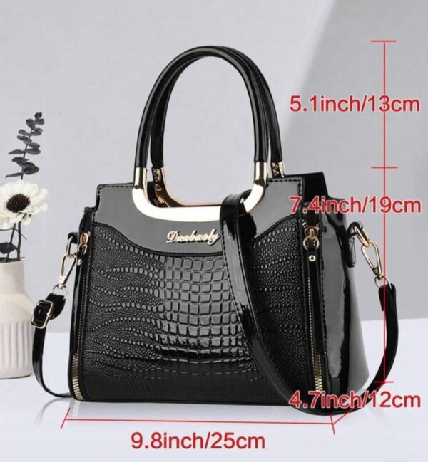 Cartera Piel cocodrilo elegante