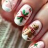 Press on Nails 24 Un Navidad Largas