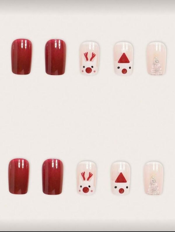 Imagen de WhatsApp 2025-11-06 a las 14.07.56_0e90fec4 Press on Nails 24 Un Bordo Navidad
