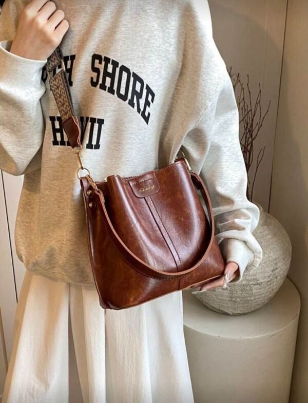 Bandolera mini con correa ancha