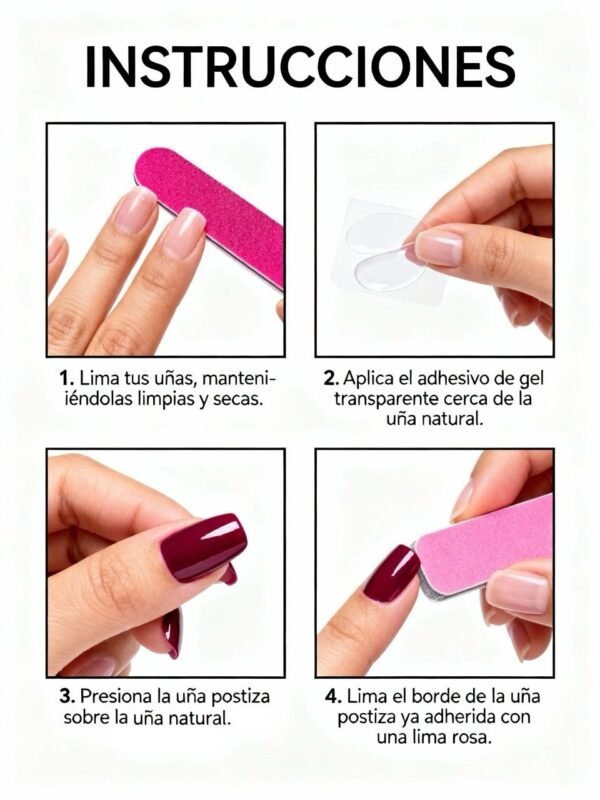 Z Press on Nails 24 Un Bordo Navidad